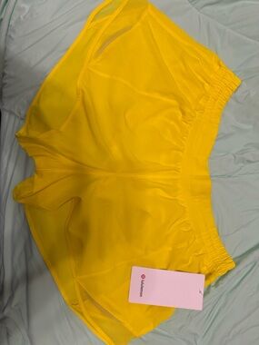 lululemon athletica Bright Yellow Women's Athletic Shorts